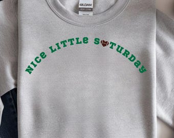 Cozy Football Crewneck Sweatshirt