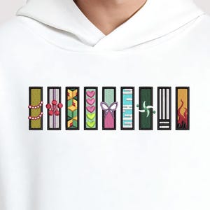Anime Embroidery, Anime Embroidered Sweatshirt, Handmade Otaku Hoodie, Unique Anime Apparel, Personalized Anime Gift for Fans, Anime Fan Tee