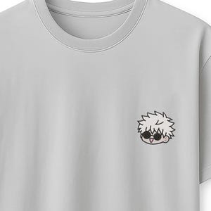Embroidered Chibi Satoru Gojo Sweatshirt: JJK Anime Fan Apparel