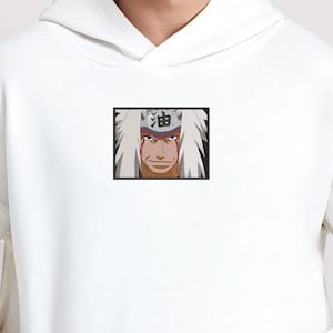 Anime Embroidery, Anime Character Sweatshirt, Handmade Otaku Hoodie, Unique Anime Apparel, Personalized Anime Gift for Fans, Anime Fan Tee