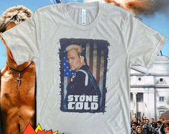 Stone Cold Movie Shirt, Brian Bosworth, 80s action movie, Old School Football, Road House, Shirts for him, 1980s retro