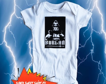 Highlander Kurgan bodysuit, Baby Gift, baby shower gift, Newborn present, New Mom Gift, Gender Neutral Baby Clothes, baby Girl, baby boy