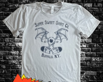 Super Sweet Shirt Company Shirt, Punk tee, skater clothes, Skateboarding shirt, Metal Music Clothing, Rock and Roll Clothes,