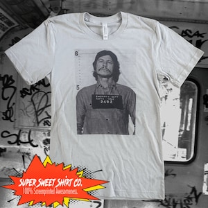 Charles Bronson Mugshot Shirt, Death Wish Shirt, t shirts for men, good gifts for guys, cool gifts for men, fathers day, Western Outlaw