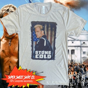 Stone Cold Movie Shirt, Brian Bosworth, 80s action movie, Old School Football, Road House, Shirts for him, 1980s retro