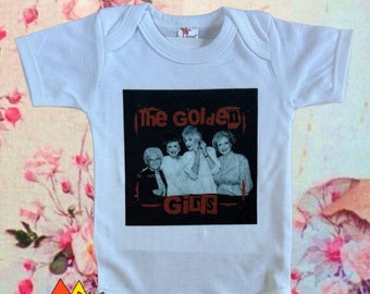 Golden Girls Baby Bodysuit, Punk Band Look Onesie, Adorable Tribute Wear, Ideal Baby Shower Gift