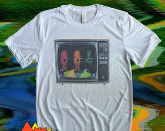 Max Headroom TV Shirt, 80s Retro Graphic Tee, Perfect Gift for Sci-Fi Enthusiasts