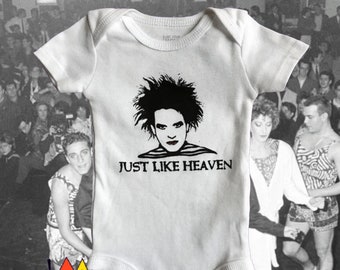 Robert Smith Bodysuit, Cure, Baby Gift, baby shower gift, New Dad, New Mom Gift, Expecting Mom Gift, Gender Neutral Baby Clothes, Goth Baby