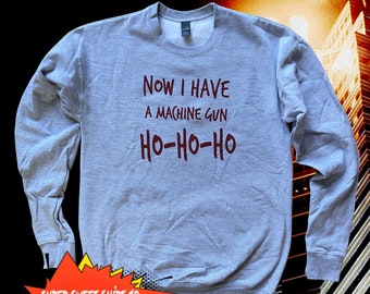 Die Hard Sweatshirt, Christmas sweater, gift for men, Movie Lover, Father Son Outfit, self gift, Fathers day, Birthday present, Bruce Willis