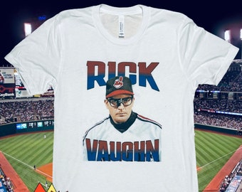 Wild Thing Ricky Vaughn Major League Movie Shirt - Retro Baseball Tee - Vintage Style Cleveland Indians - Charlie Sheen