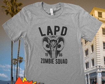 Cobra Movie Shirt, Zombie Squad Shirt, Bronson Shirt, t shirt men, gifts for men, 80s tees, unique gift, LAPD, gift for him, movie, police