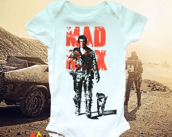 Mad Max Bodysuit, Lethal Weapon, baby shower gift, New Dad, New Mom Gift, Expecting Mom Gift, Neutral Baby Clothes, baby Girl, baby boy