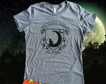 Worst Witch Shirt, Miss Cackle's Academy For Young Witches, Witch shirt, Wizard School, goth, halloween shirt, Mildred Hubble, Tim Curry