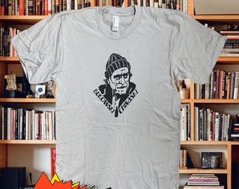 Charles Bukowski Shirt, Writers, Poetry gift, tee for her, t-shirt for him, Literary, mens gift, Punk Rock, book lover gift, Henry Miller