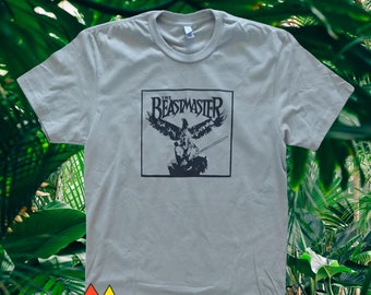 Beastmaster T-Shirt, sword master, conan the barbarian, fantasy shirt, D&D, Nostalgic 80s tee,  gift, sword master