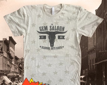 Al Swearengen Gem Saloon T-Shirt, South Dakota, Cowboy, Western, Country Shirt, Landwirtschaft, USA, Geschenk für Papa, The Great Frontier, Outlaw