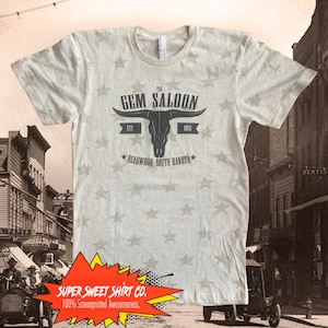 Al Swearengen Gem Saloon T-shirt, South Dakota, Cowboy, Western, Country Shirt, Farming, USA, gift for dad, The great frontier, Outlaw