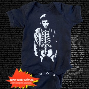 Donnie Darko Bodysuit, Baby Gift, baby shower gift, Goth baby, New Mom Gift, Expecting Mom Gift, Neutral Baby Clothes, New baby clothes