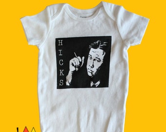 Bill Hicks baby bodysuit, Cool Baby Clothes, Unisex Baby Clothes, Free Speech, Unique Baby Shower Gifts, Comedians, sam kinison