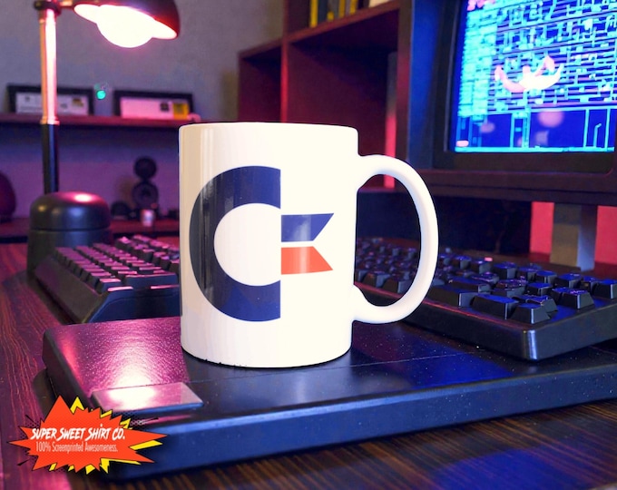 Featured listing image: Commodore 64 Mug | Retro Computer Coffee Cup | 80s Gaming Gift | Vintage Tech Geek Ceramic Mug | Programmer Gift