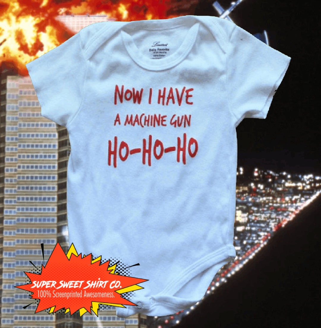 Die Hard Christmas Bodysuit Die Hard Baby Baby Shower Gift Etsy