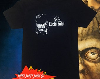 Lucio Fulci Godfather of Horror Shirt, cult horror movie, zombie gifts, gift for him, boyfriend gift, Halloween shirt, night of living dead