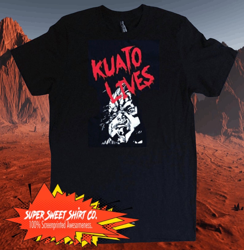 Total Recall shirt, Kuato Lives Shirt, Mars, Arnold Schwarzenegger T-Shirt, gifts for guys, Movie quote, 80s tees image 1