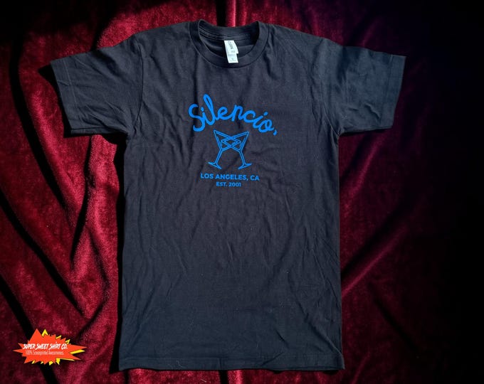 Featured listing image: Club Silencio T-Shirt | Mulholland Drive Inspired Shirt | David Lynch Cult Film Tee | Surreal Cinema Graphic Shirt