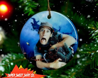 Ernest Saves Christmas Ornament, Festive Ceramic Holiday Decor, Ideal for Your Tree, Perfect Gift for Movie Lovers