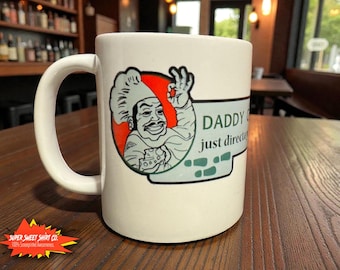 Daddy Green’s Pizza Coffee Mug | 80s Movie Inspired Ceramic Cup | Retro Cult Film Drinkware | 11oz Gift for Movie Fans