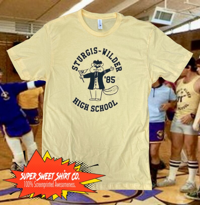 Just One of the Guys shirt, Sturgis-Wilder High School, funny t shirts, boyfriend gift, shirts, gift for guys, 80s Shirts, Revenge of nerds image 1