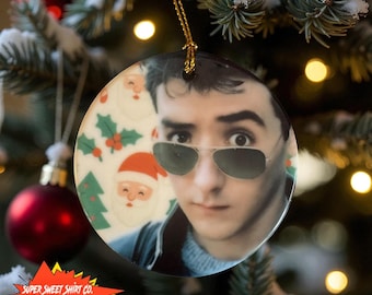 Handmade Ceramic Better Off Dead Ornament – 80s Cult Movie Christmas Decor – John Cusack Ornament