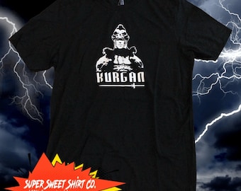 Kurgan Shirt, Highlander Shirt, conan movie shirt, double edge sword, gifts for men, scottish highlander, boyfriend gift, unique gift,