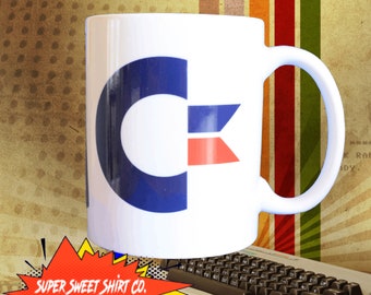 Commodore 64 Mug, Computer Geek, Ceramic Handled Mug, computer gift, Gift for a techie, video game coffee mug, Gift, Coffee Cup, IT guy