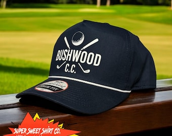 Bushwood Country Club Hat, Caddyshack Inspired Golf Cap, Perfect for Golfing, Funny Gifts for Golf Enthusiasts, 80s Retro
