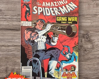 Amazing Spider-Man #285 Gang War Pt 2 – Vintage 1987 Marvel Comic (Punisher/Kingpin)
