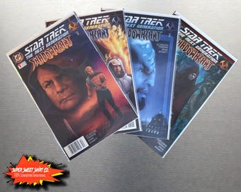 Star Trek The Next Generation Shadowheart 1–4 Complete Set | DC Vintage Sci-Fi Comic Lot | TNG Story Arc | Bagged & Boarded