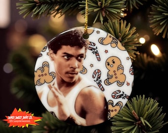 The Last Dragon Christmas Ornament – Bruce Leroy Ceramic Ornament – 80s Movie Holiday Decor