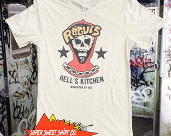 Warriors Shirt, Rogues shirt,Baseball Furies shirt, cult movie shirts, 80s tee, 70s coney island, retro movie tee, hell's kitchen