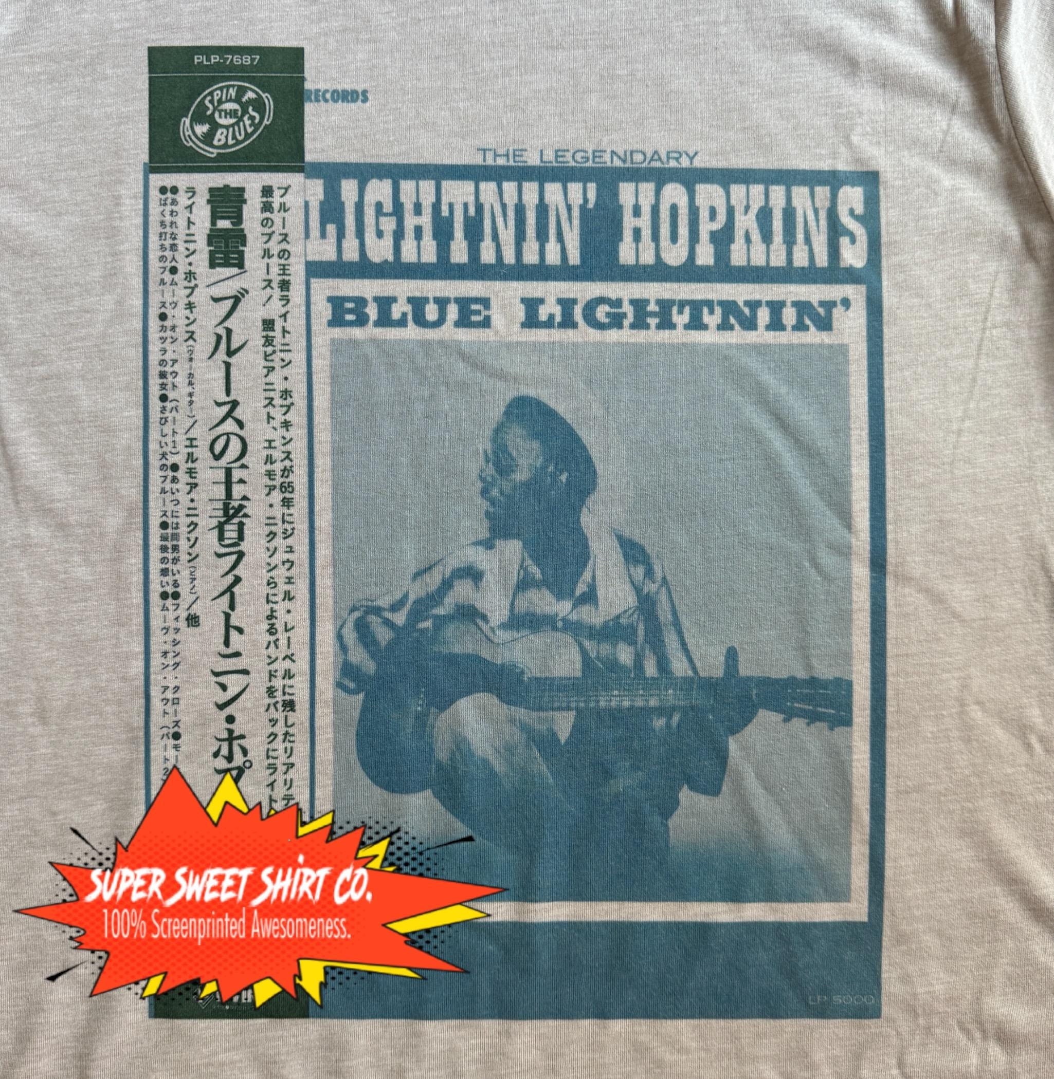 Lightnin' Hopkins T-shirt, Inspired by Japanese Import Vinyl Art
