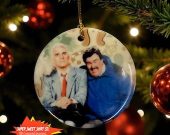 Planes, Trains and Automobiles Ornament – John Candy & Steve Martin Christmas Ornament – Handmade