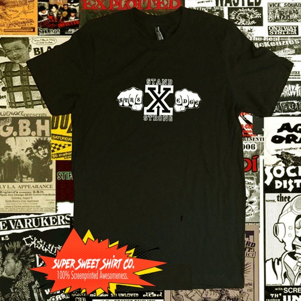 Straight Edge shirt, Hardcore music shirt, Drug Free Shirt, Minor Threat, Metal, Punk, queerpunk, unisex t-shirt, rockabilly, DARE