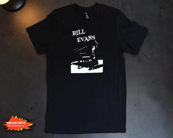 Bill Evans Jazz Shirt | Vintage Jazz Pianist Tee | Music Lover Gift | Unisex Cotton T-Shirt | Jazz Fan Gift | Musician Birthday Gift