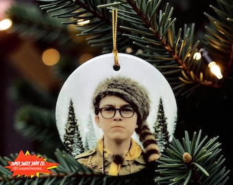 Moonrise Kingdom Christmas Ornament – Handmade Ceramic Ornament Inspired by Sam Shakusky – Wes Anderson Holiday Decor