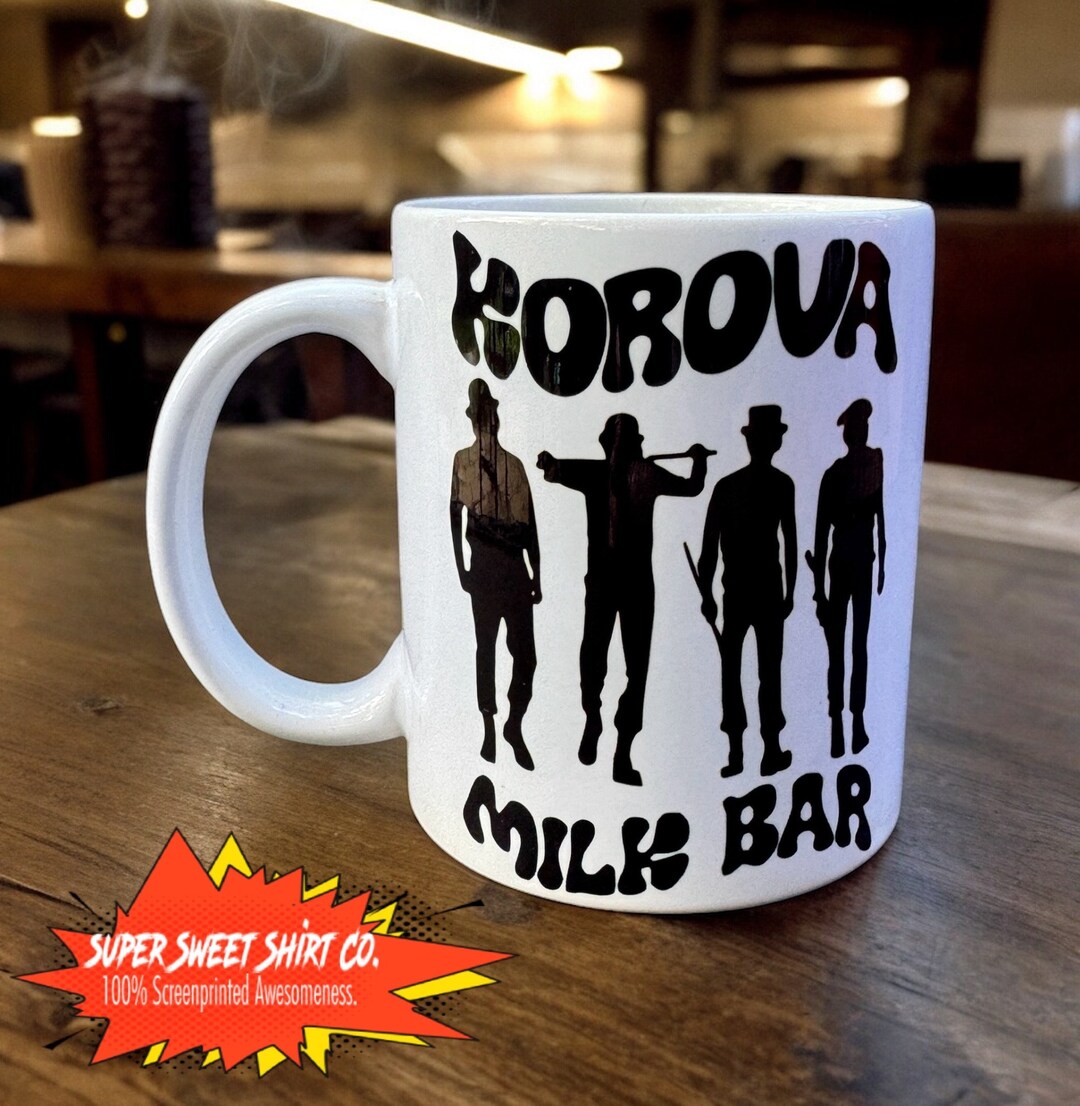 Clockwork Orange Coffee Mug 11oz, Korova Milk Bar Stanley Kubrick