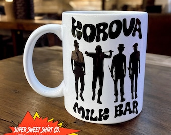 Clockwork Orange Coffee Mug 11oz, Korova Milk Bar Stanley Kubrick Theme For Punk Rock Gift Lovers