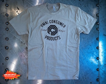 Omni Consumer Products Shirt | OCP RoboCop T-Shirt | 80s Cyberpunk Sci-Fi Tee | Retro Movie Fan Gift