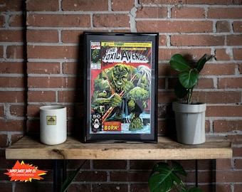 The Toxic Avenger #1 (1991) – 34-Year-Old Vintage Comic, Framed & Matted, Troma