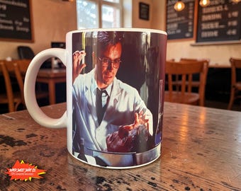 Re-Animator Mug | 80s Cult Horror Coffee Cup | Herbert West Quote Mug | Retro Horror Movie Fan Gift