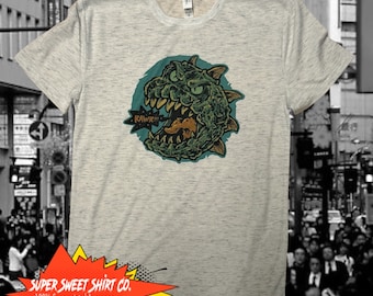 Japanese Kaiju Old-Style Cartoon Shirt - Monsters of Japan - Tokyo